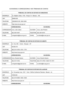 Ouvidorias e Corregedorias nos Tribunais de Contas - TCE-PR