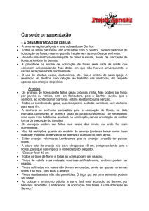 Curso de ornamentação