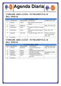 unidade area leão - fundamental ii dia: 29/03/16 7º ano turma “am”