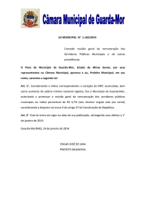 Câmara Municipal de Guarda-Mor LEI MUNICIPAL N°. 1.102/2014