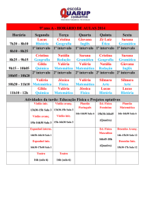 9º ano A - Escola Quarup