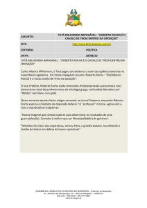 Clipping de Notícias 28/08/2013 - Assembleia Legislativa do Estado