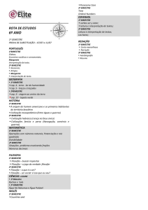 CONTEUDO DE SUBSTITUIÇÃO 6º ANO