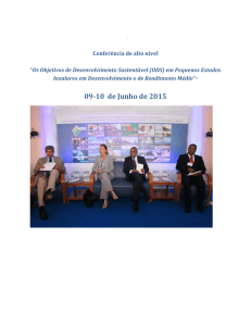 09-10 de Junho de 2015 - Nações Unidas em Cabo Verde
