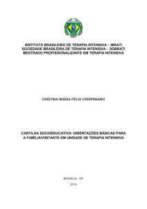 o que é uma unidade de terapia intensiva