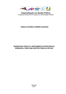 2.3 a importância do planejamento de marketing no setor público