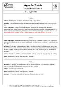 Agenda Diária Ensino Fundamental II