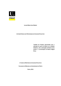 Trabalho de Projecto - Repositório Aberto da Universidade do