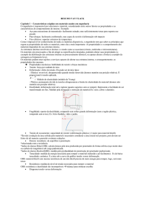 RESUMO VAN VLACK Capítulo 1 – Características exigidas nos