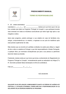 prenchimento manual - Embaixada de Portugal