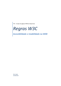 Regras W3C - RitaLopes
