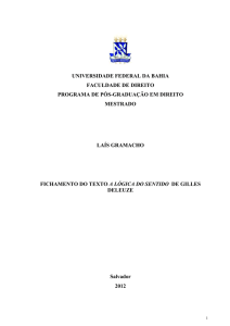 UNIVERSIDADE FEDERAL DA BAHIA * UFBA