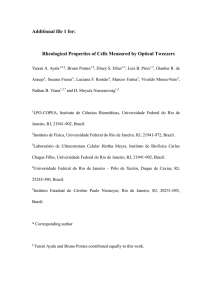 Additional file 1 for: Rheological Properties of Cells Measured by