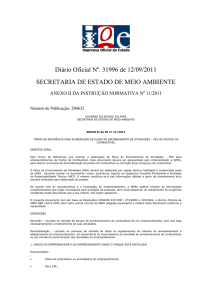 Diário Oficial Nº. 31996 de 12/09/2011 SECRETARIA DE ESTADO