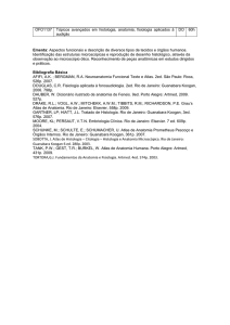 OFO1137 Tópicos avançados em histologia, anatomia, fisiologia