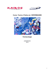 Curso: Teoria e Pratica em ENFERMAGEM Farmacologia