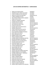Lista de Espera - Matemática