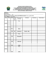 ESTADO DO MATO GROSSO DO SUL SECRETARIA DE ESTADO