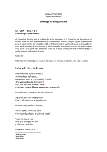 Quaresma III 2014 - Unidade Pastoral