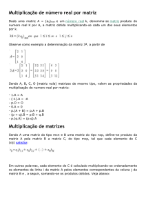 Multiplicação de matrizes