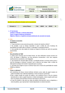 Disciplina: Metodologia do Estudo / 1