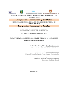 Integración: Cooperación y Conflictos