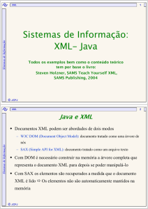 Sistemas de Informação: XML- Java