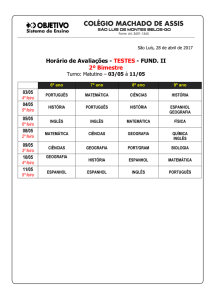 6º ao 9º ano - colégio machado de assis