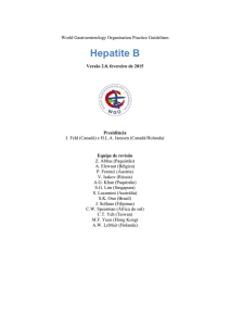 Hepatite B - World Gastroenterology Organisation