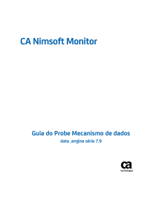 Guia do Probe Mecanismo de dados do CA Nimsoft Monitor