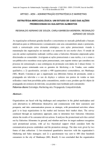 artigo - aem – administração estratégica e marketing estratégia