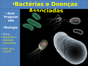 Bactérias e Doenças Associadas