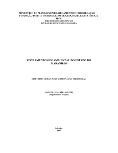 zoneamento geoambiental do estado do maranhão