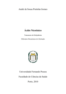 Ácido Nicotínico - Repositório Institucional da Universidade
