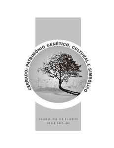 CERRADO: patrimônio genético, cultural e - LABOTER