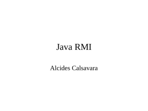 Java RMI - DI