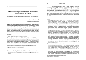 uma interpretação comparativa dos diálogos íon e república