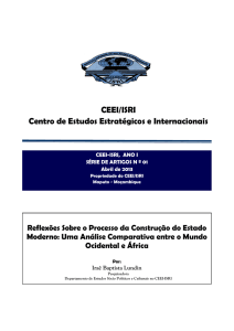 CEEI/ISRI Centro de Estudos Estratégicos e Internacionais