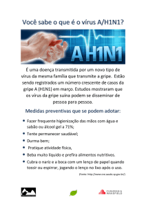 Você sabe o que é o Virus H1N1?