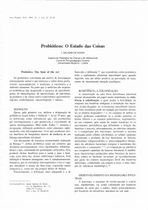 Probióticos: O Estado das Coisas