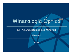 Indicatrizes dos Minerais