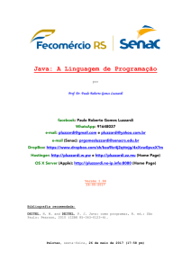 Java: A Linguagem de Programação