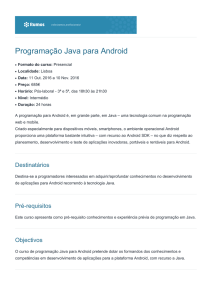 Programa誽o Java para Android