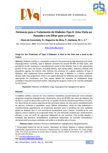 Fármacos para o Tratamento do Diabetes Tipo II: Uma Visita ao