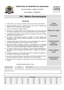 218 – Médico Dermatologista - NC