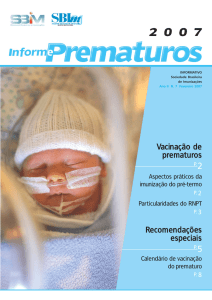 informe vacinação de prematuros da sbim