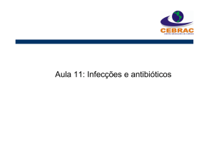 Aula 11 -Infecções e antibióticos