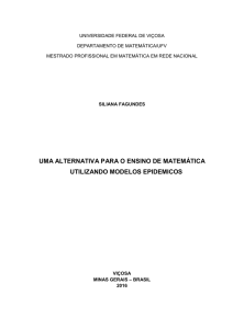 UMA ALTERNATIVA PARA O ENSINO DE MATEMÁTICA