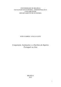 Competição, Instituições e o Declínio do Império Português na Ásia