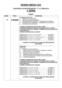 conteúdo 1ª ano